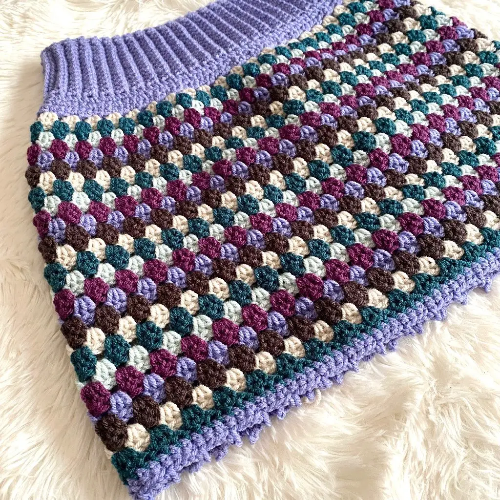Granny Stripe Skirt - Free Crochet Skirt Pattern